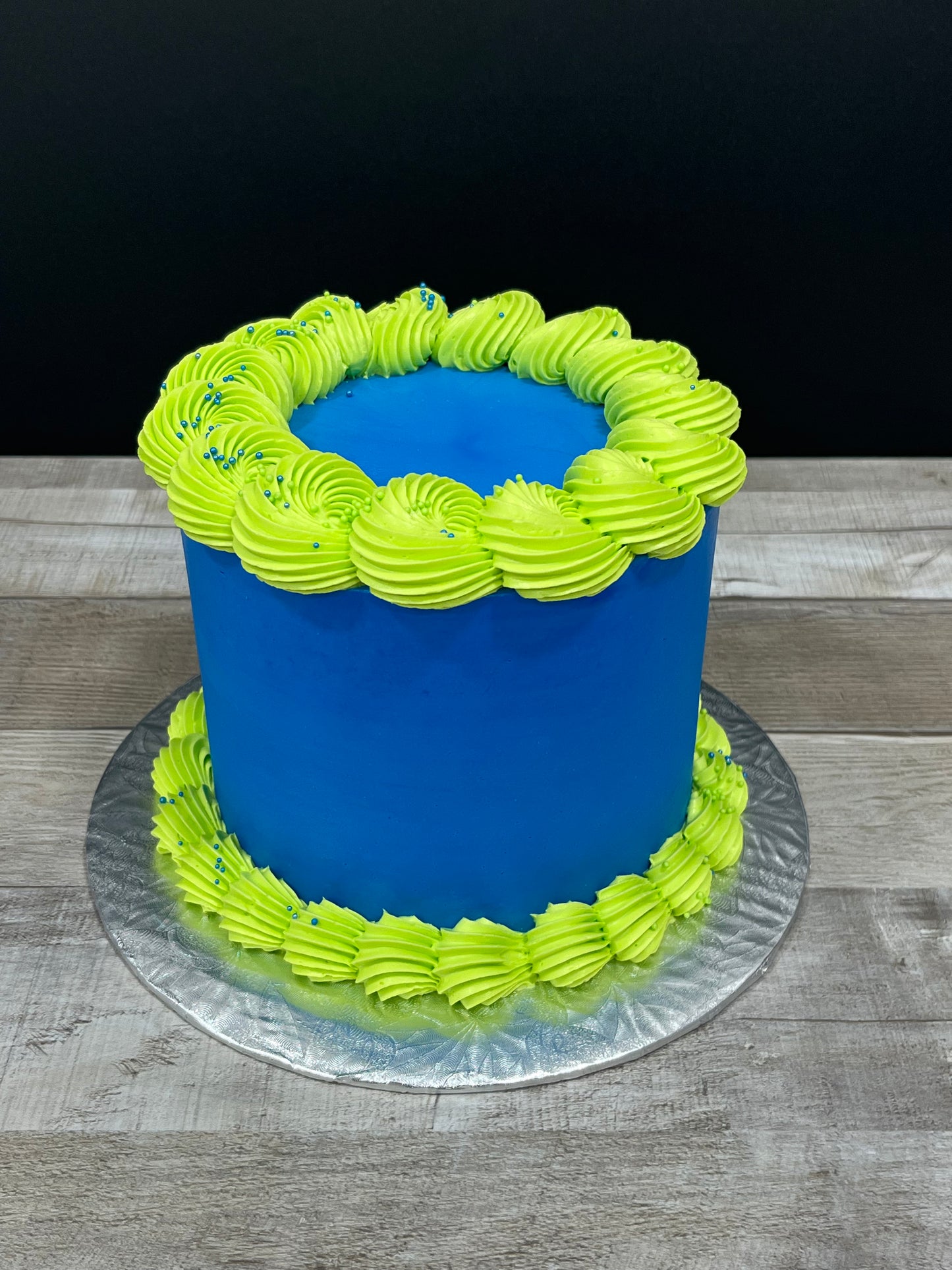 Simplement couleur: Bleu royal et lime