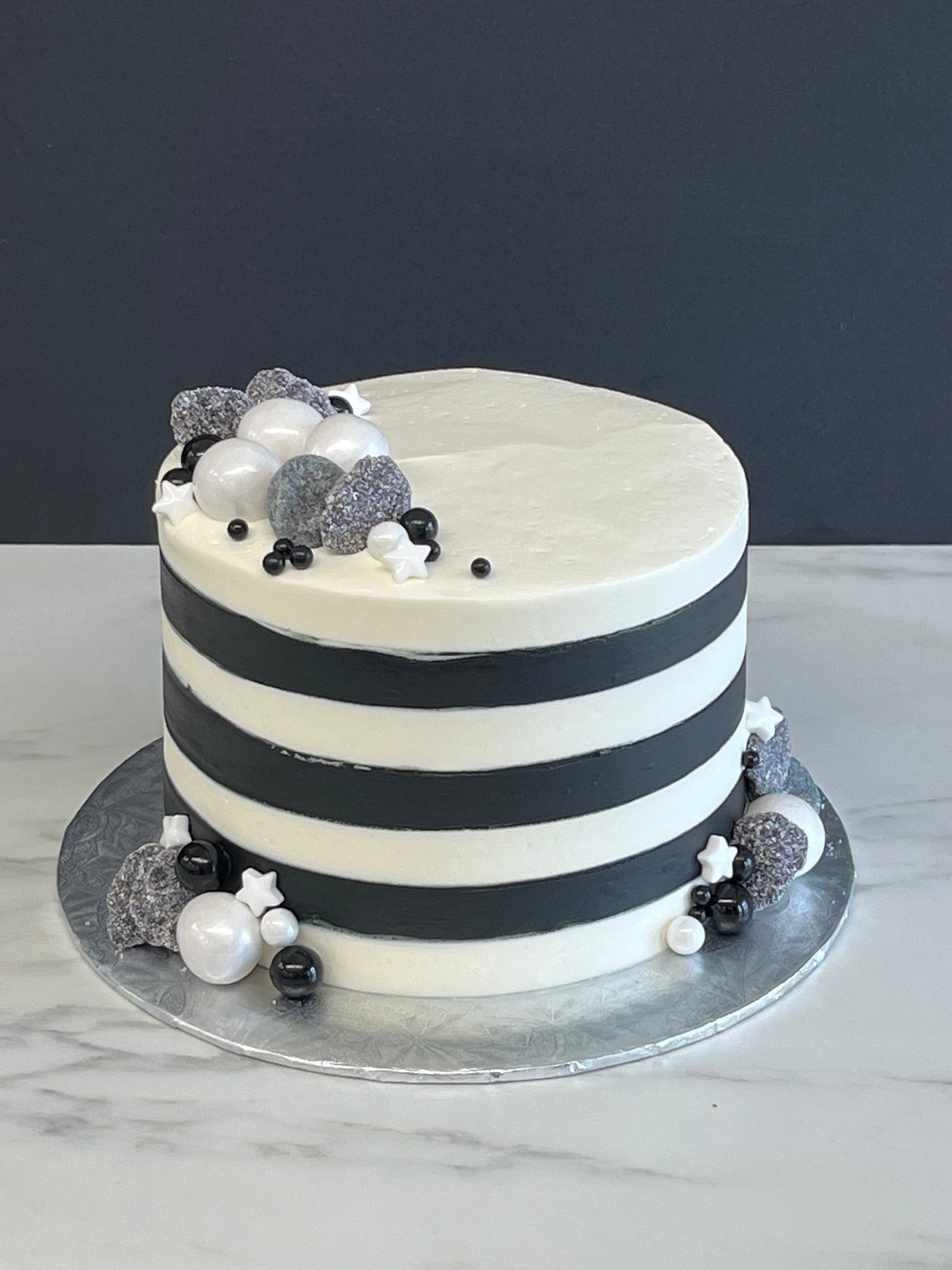 Festin de bonbons : noir et blanc