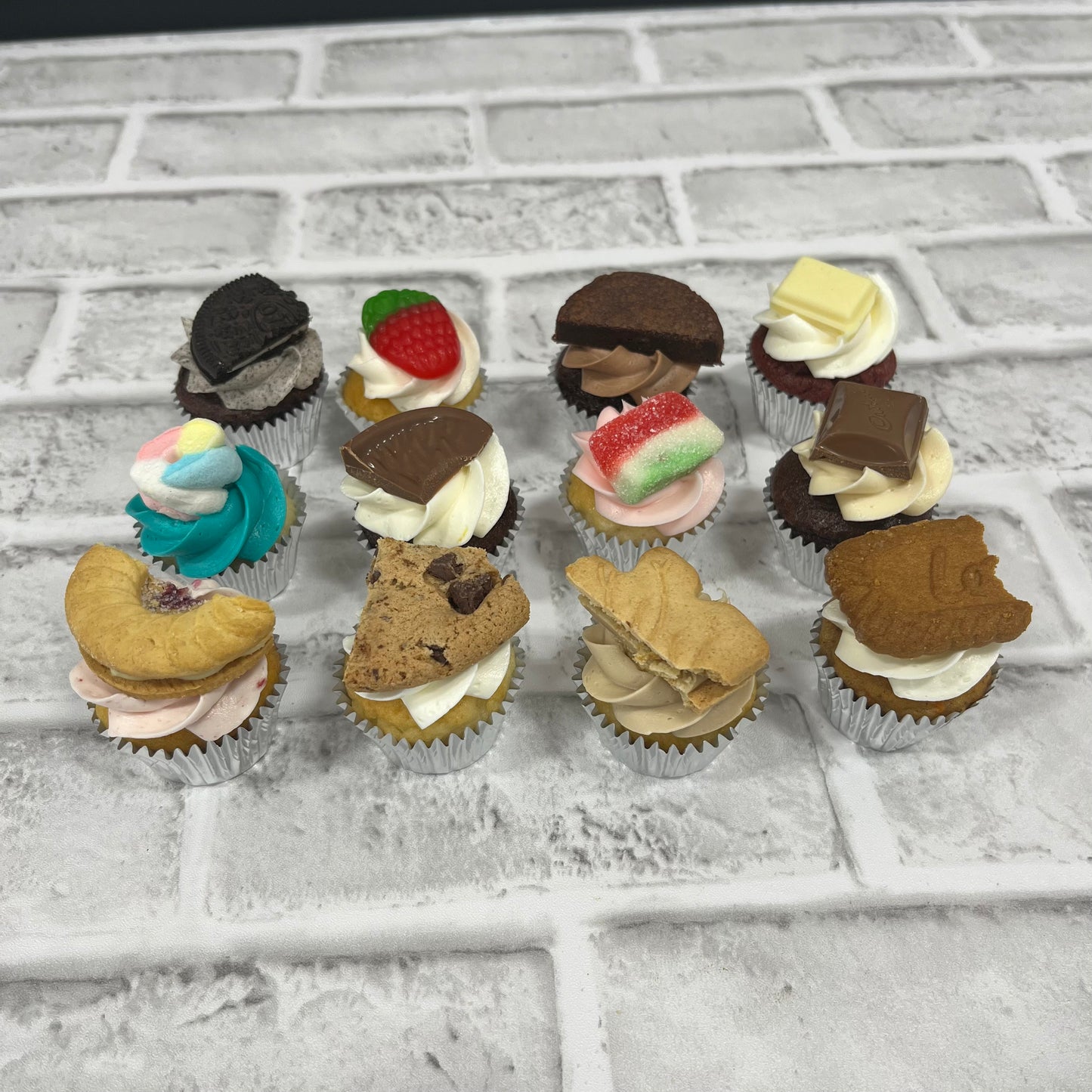 Minis cupcakes Deluxe au choix du chef