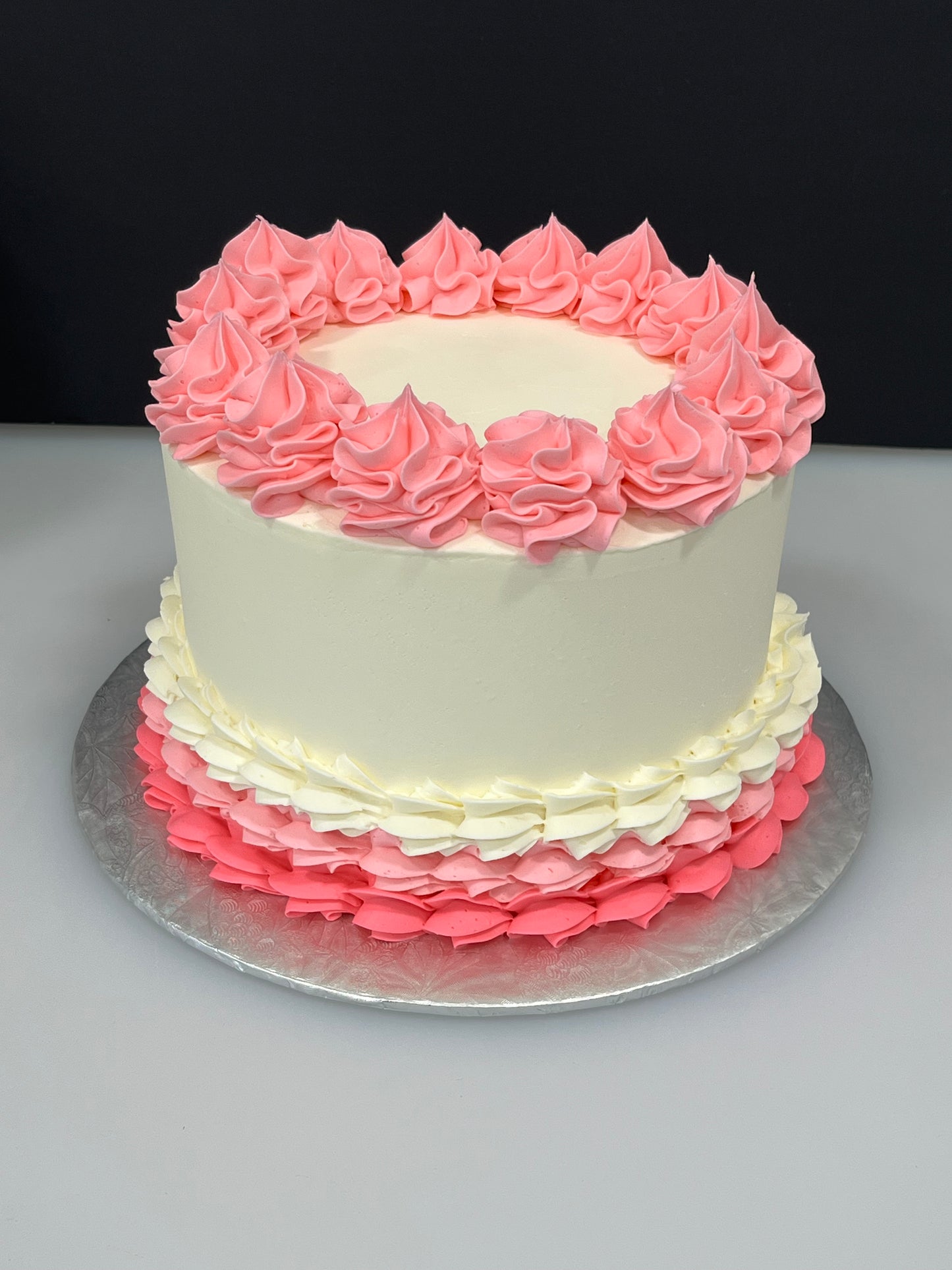 Simplement couleur: blanc et rose