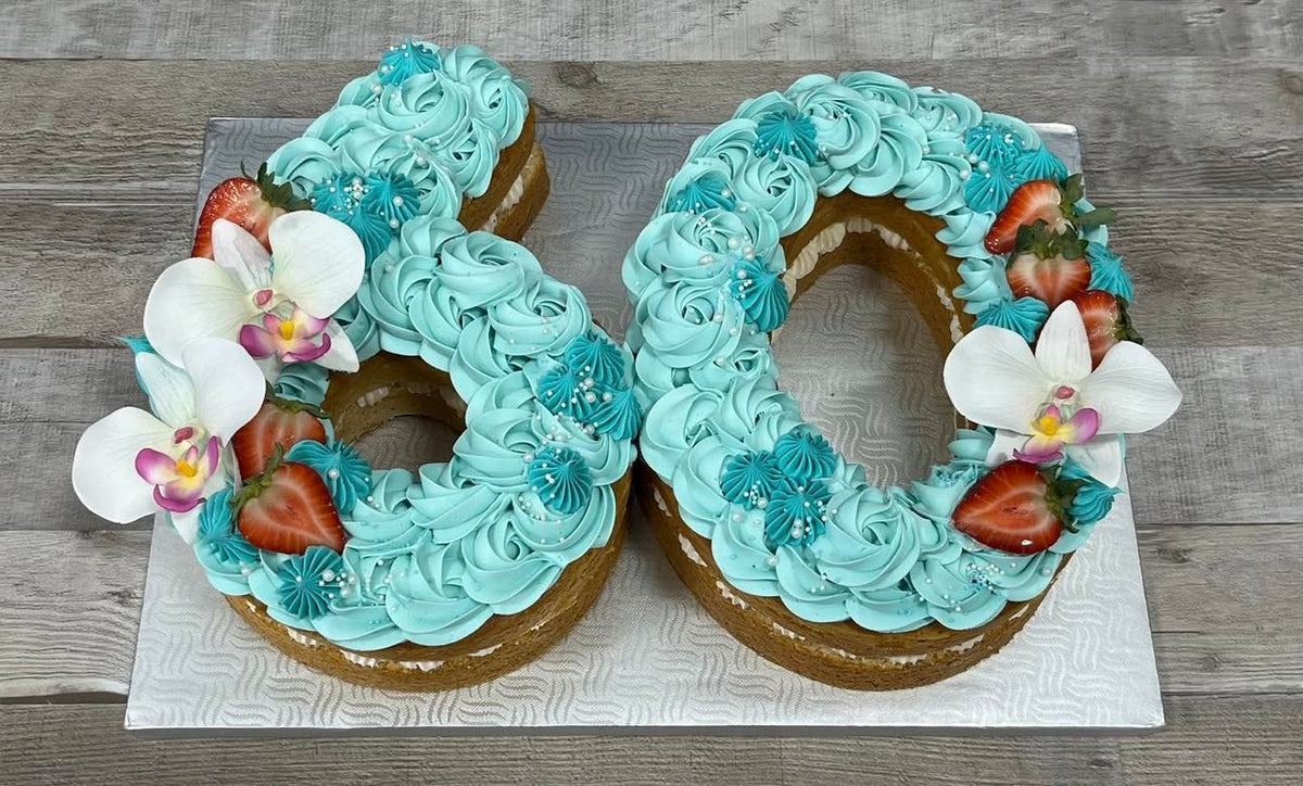 Number cake ( gâteau a double chiffre 10 à 99)