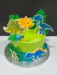 Gâteau thématique Imaginacake : Mignons dinosaures