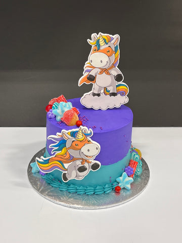 Gâteau thématique Imaginacake : Super Licorne