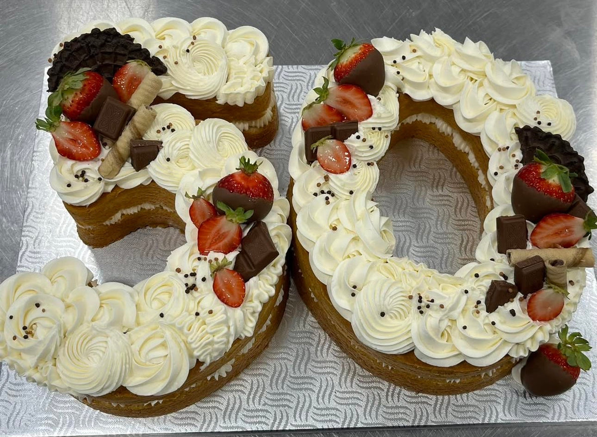 Number cake ( gâteau a double chiffre 10 à 99)