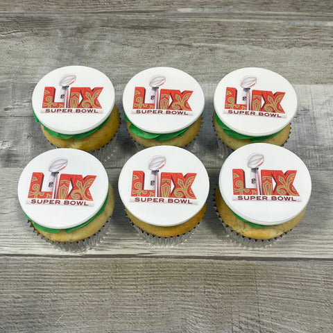 Cupcake soirée de football 🏈 Logo LIX