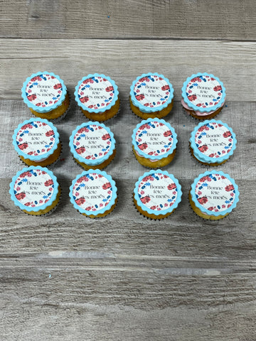 Mini cupcakes Bonne fêtes des mères