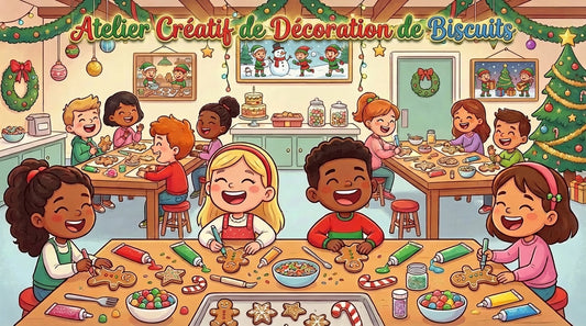 Atelier créatif de biscuits sur le thème de Noël le 28 décembre pour les 8-12 ans animé par ma fille Maika