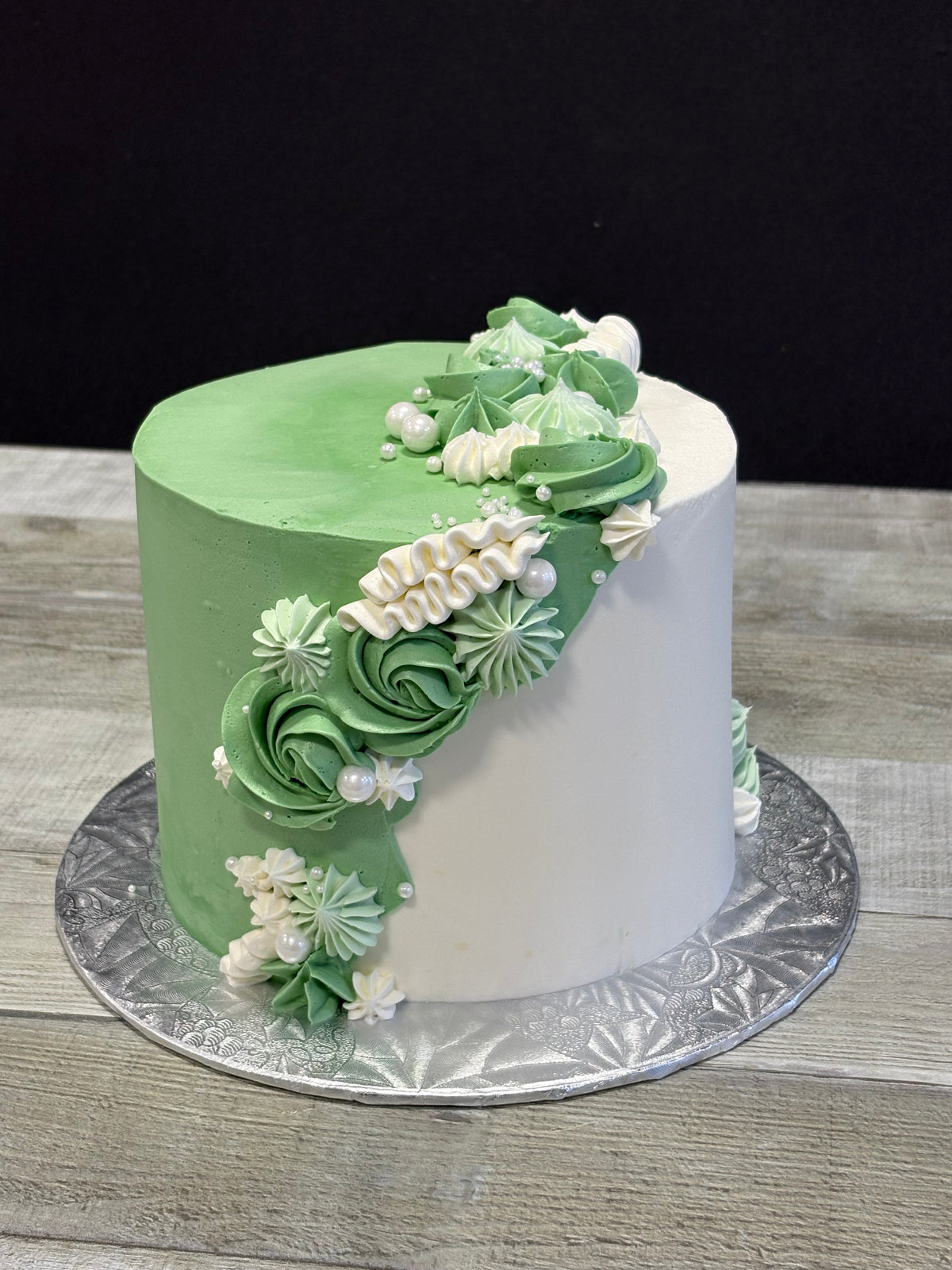 Simplement couleur: sauge et blanc