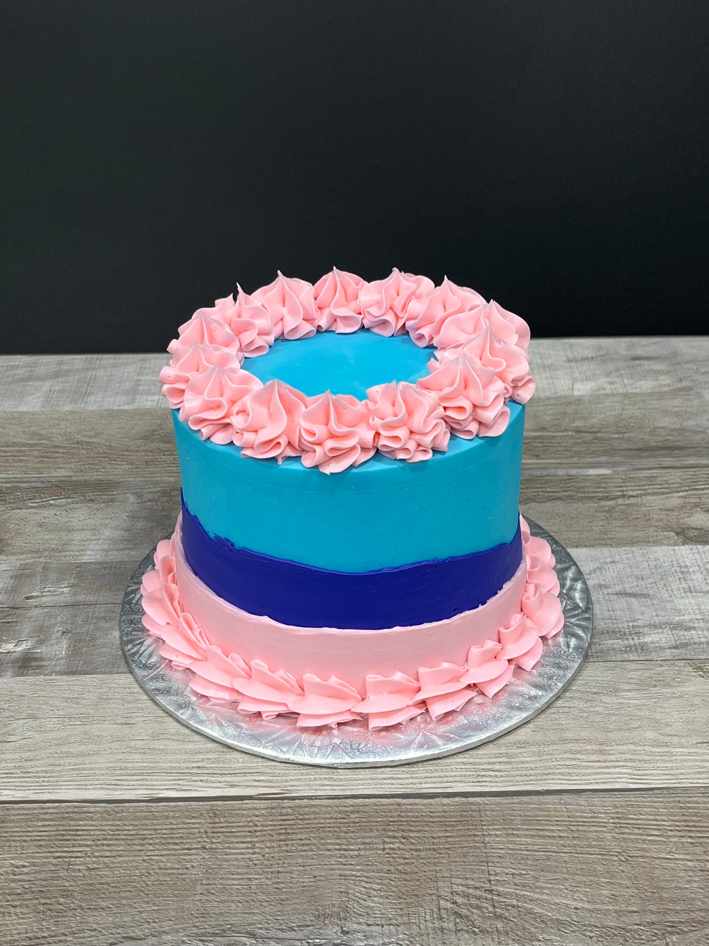 Simplement couleur: bleu -mauve-rose