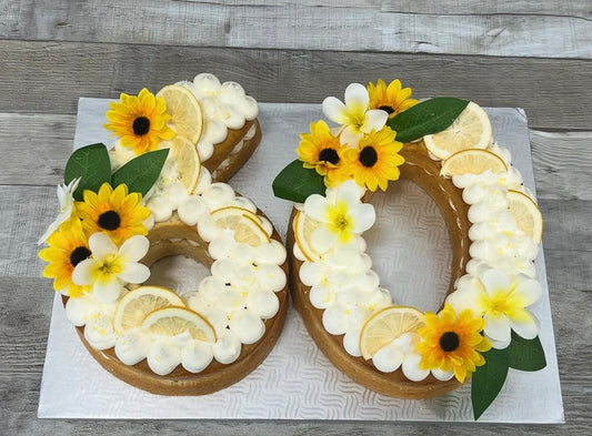 Number cake ( gâteau a double chiffre 10 à 99)