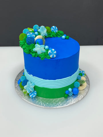 Festin de bonbons : bleu-bleu pâle-vert