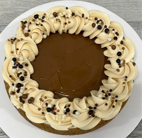 Cookie Cake au caramel dulce de leche