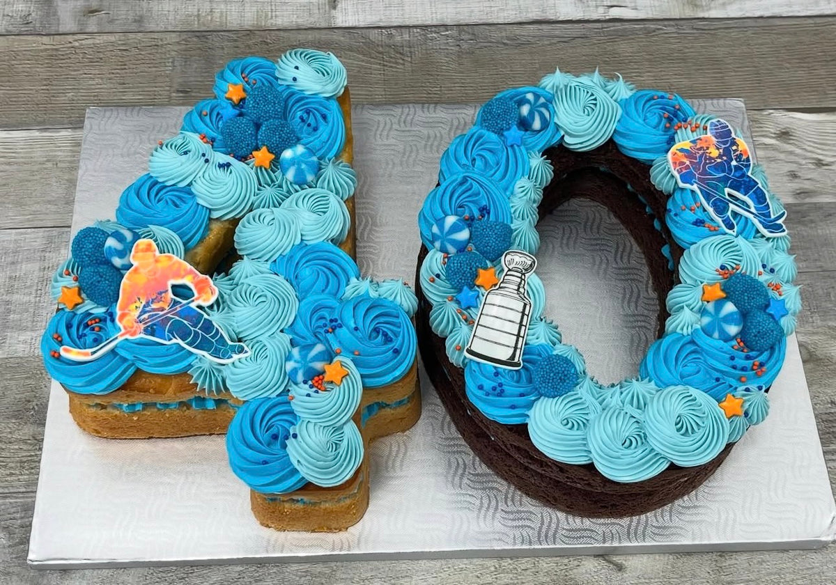 Number cake ( gâteau a double chiffre 10 à 99)