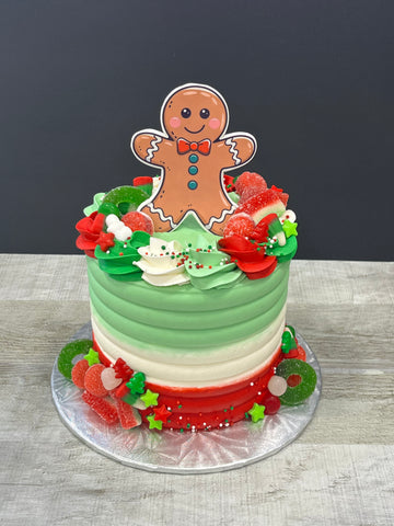 Temps des fêtes 2025: gâteau festin de bonbons et petit pain d'épices