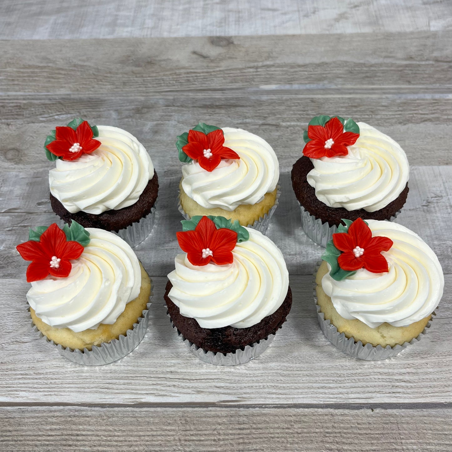 Cupcakes fleurs
