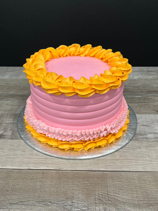 Simplement couleur: rose et orange