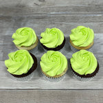 Cupcakes de couleur : vert lime