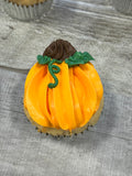 Cupcakes réguliers Halloween 2025: Jardin de citrouille