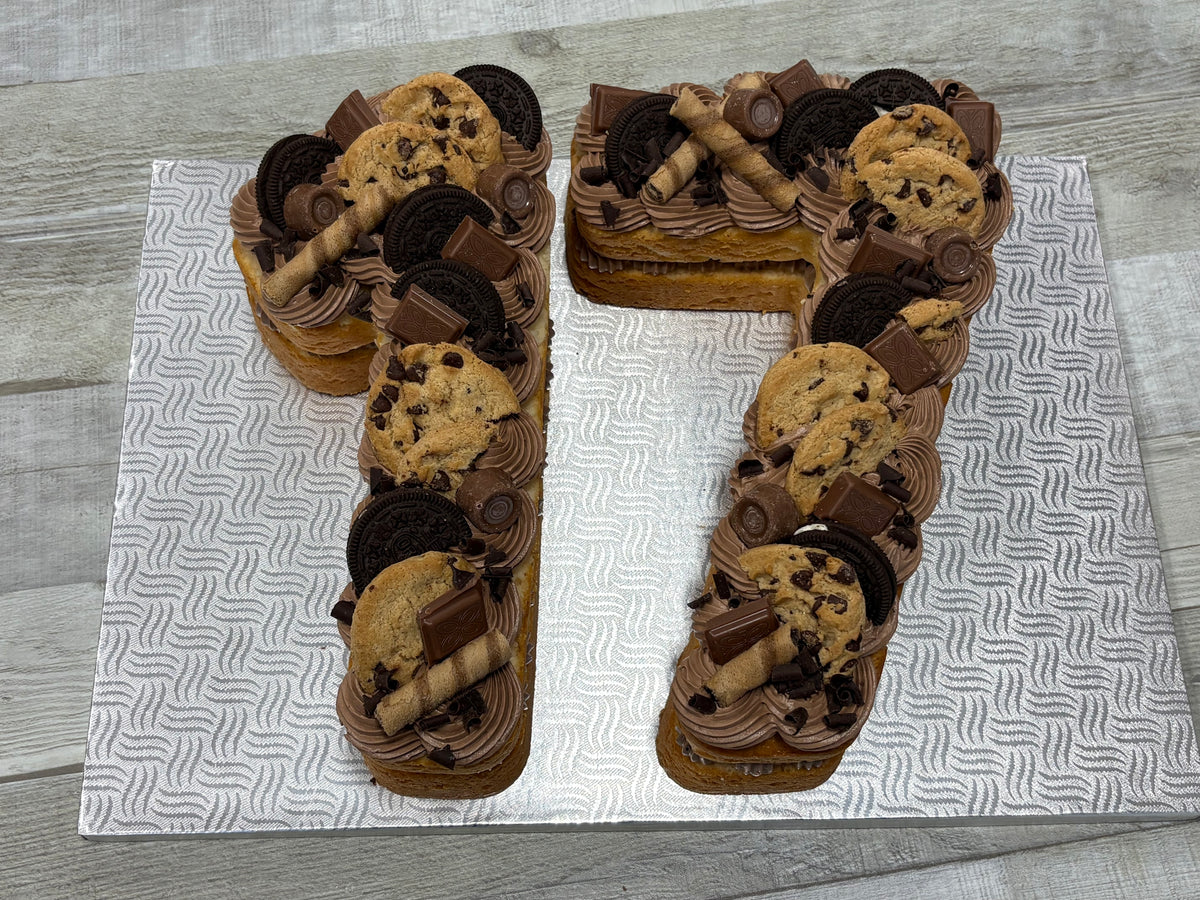 Number cake ( gâteau a double chiffre 10 à 99)