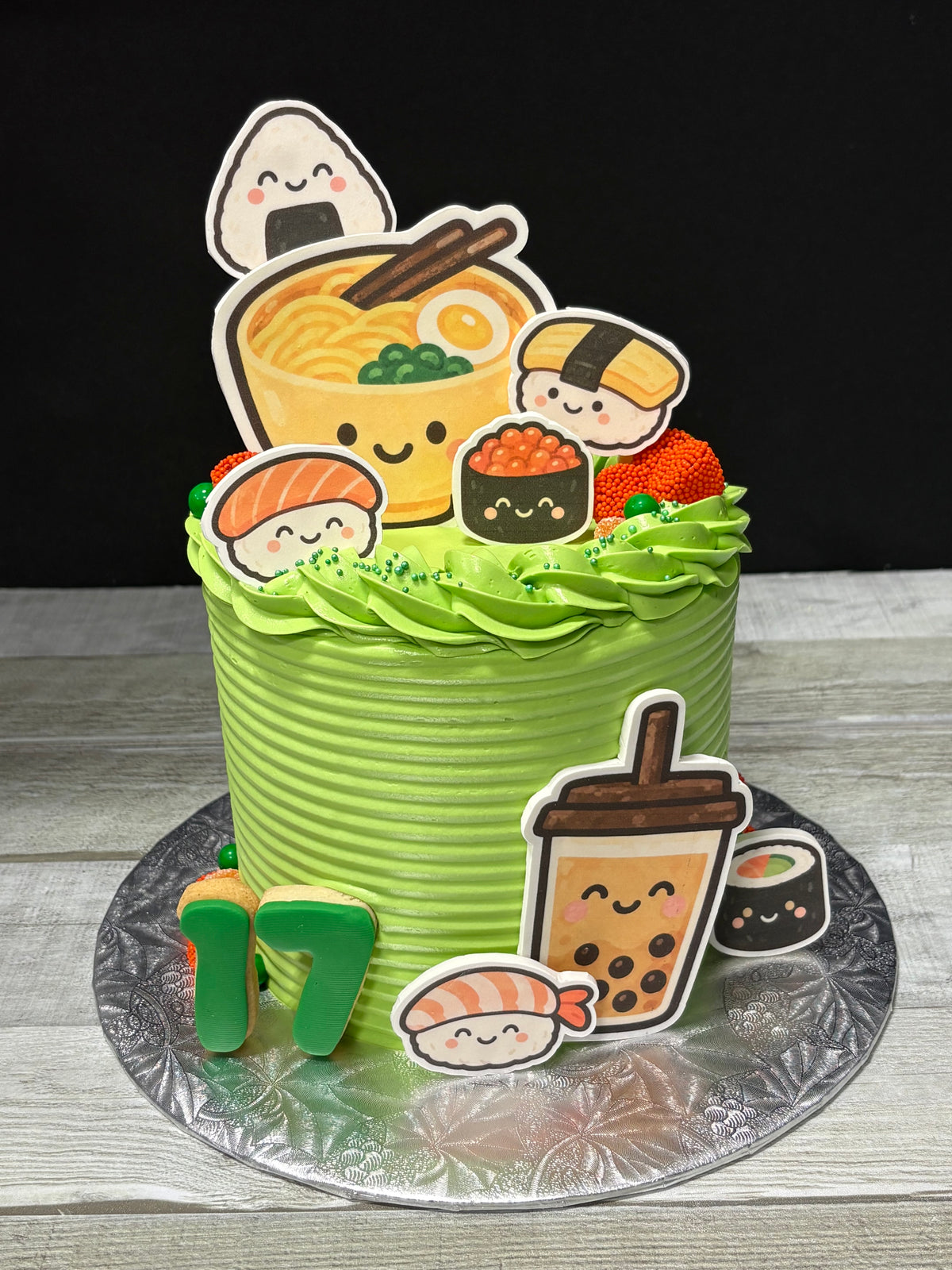 Gâteau thématique Imaginacake : Sushi ramen et bubble tea