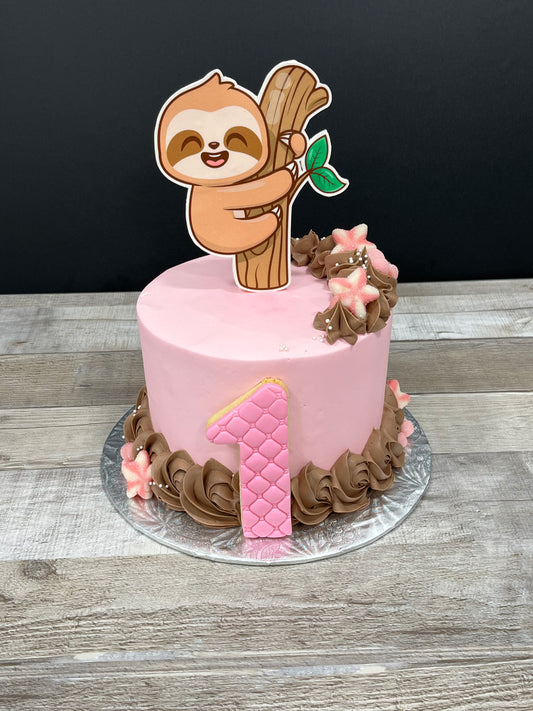 Gâteau thématique Imaginacake : Petit paresseux