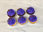 Cupcakes de couleur: mauve