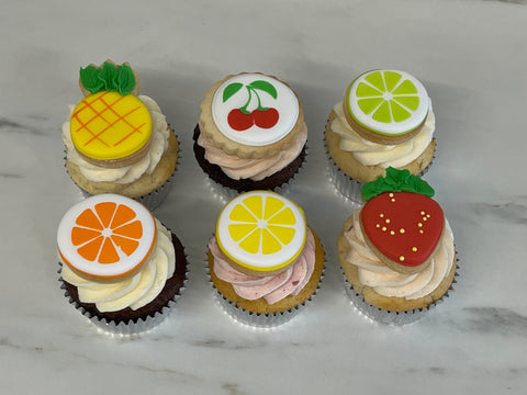 Cupcakes : Salade de fruits