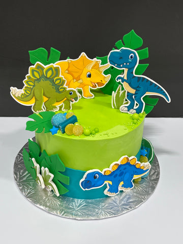 Gâteau thématique Imaginacake : Mignons dinosaures