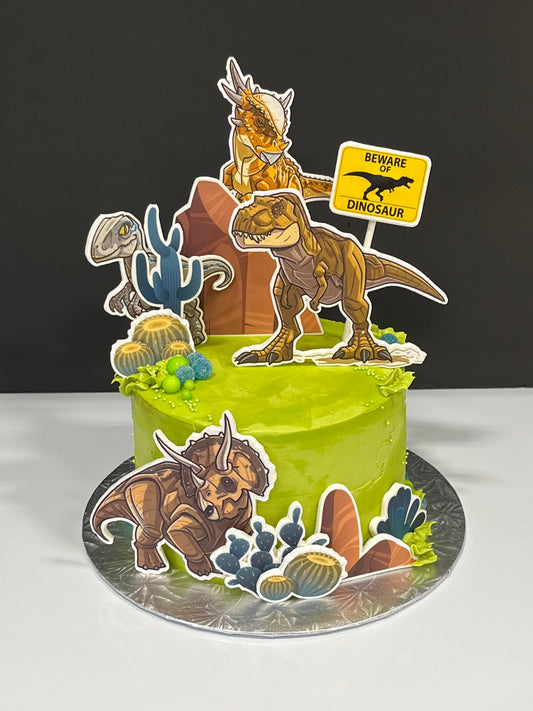 Gâteau thématique Imaginacake : Les dinos