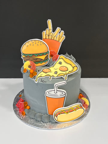 Gâteau thématique Imaginacake : Fast food lover