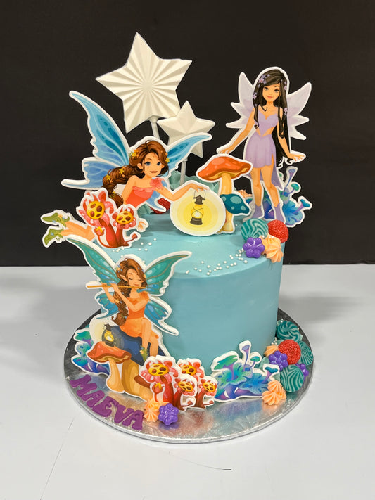 Gâteau thématique Imaginacake : Pays des fées