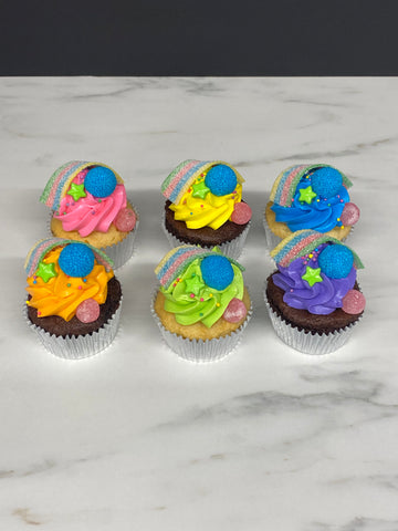 Cupcakes arc en ciel